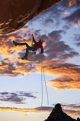 Foto op Aluminium Climber on the edge. © Greg Epperson