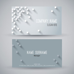 Business card design, abstract background.