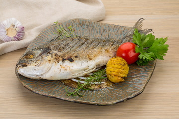 Grilled dorado