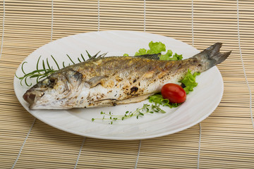 Grilled seabass