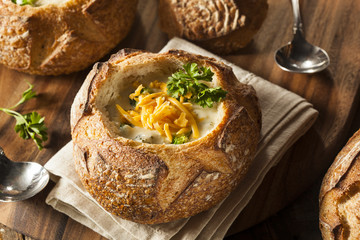 Homemade Broccoli and Cheddar Soup