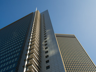 Obraz premium Business buildings in Frankfurt, Germany