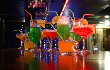 cocktails at the disco
