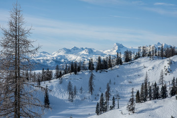Fototapeta na wymiar Winter Alps