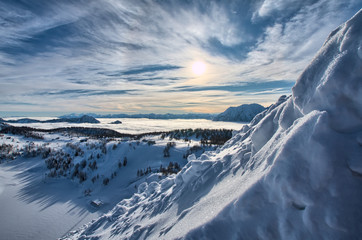 Obraz premium Winter Alps