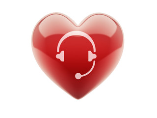 Heart Contact Icon