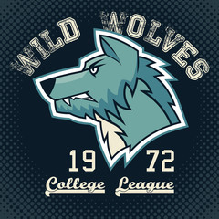 Wild wolves sports mascot