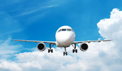 Obraz premium Duży samolot pasażerski