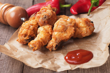 Fried chicken wings