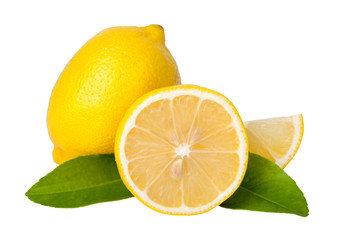 Fresh lemon isolated