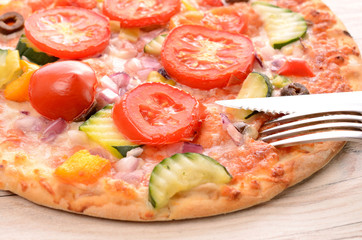 Vegetarian pizza