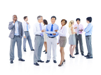 Fototapeta premium Group of Business People Discussion