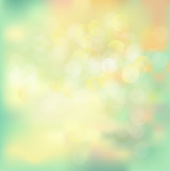 Bokeh background Vintage tone, Vector illustration