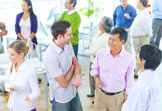 Group of Business People in the Office