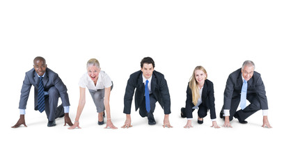 Business People Ready to Start