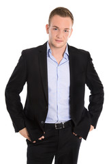 Portrait: Jung, dynamisch, erfolgreicher Geschäftsmann