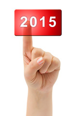 Hand and button 2015