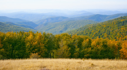 Autumn mountain landscape