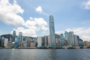 Fototapeta na wymiar Victoria Harbour Hong Kong