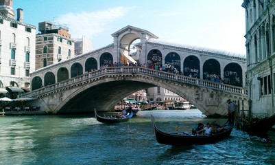 Venedig Rialto Br&uuml;cke