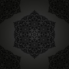 Orient Seamless  Pattern. Abstract Background