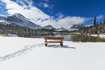 Glacier Park in winter
