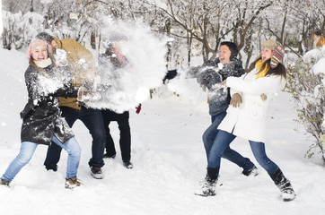Playing in Snow