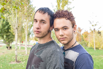 Fototapeta premium Gay couple