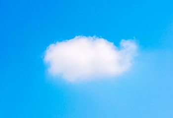 white cloud and blue sky background image