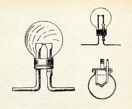 Lodygin's incandescent lamps