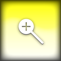 Fototapeta premium bouton web loupe +