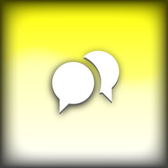 bouton web messagerie