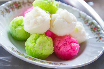 Thai Rice Flour Muffin for pay respect to god