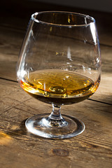 Alcoholic drink in glass