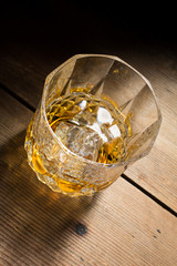 Alcoholic drink in glass