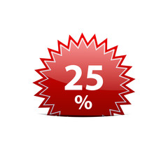 Vector sign discount 25%