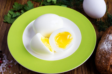 Soft-boiled eggs