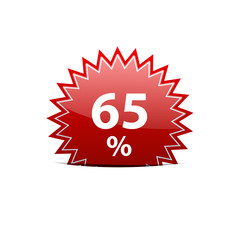 Vector sign discount 65%