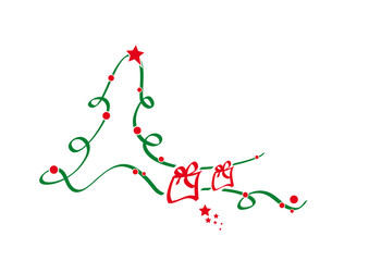 grüner weihnachtsbaum