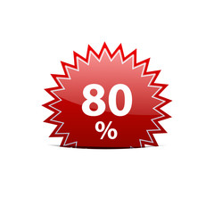 Vector sign discount 80%