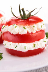 tomato and cheese