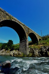 宇佐市院内の石橋