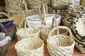 Small wicker baskets