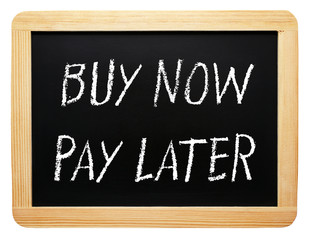 Fototapeta premium Buy now and pay later