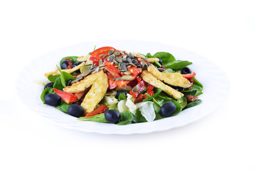 Fresh spinach salad