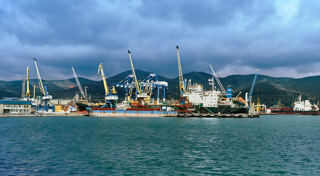 Industrial seaport