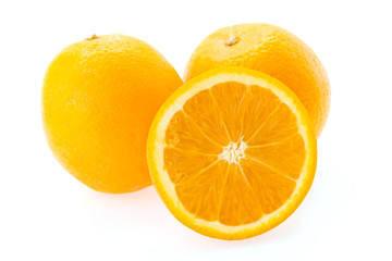 Orange isolated on white