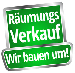 Räumungsverkauf - Wir bauen um!