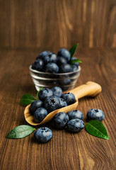 ripe blueberries