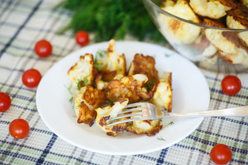 fried cauliflower